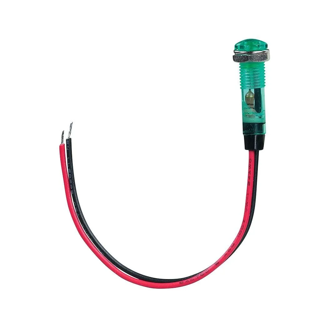 12V LED Assembly with 8.5mm Holder - Green