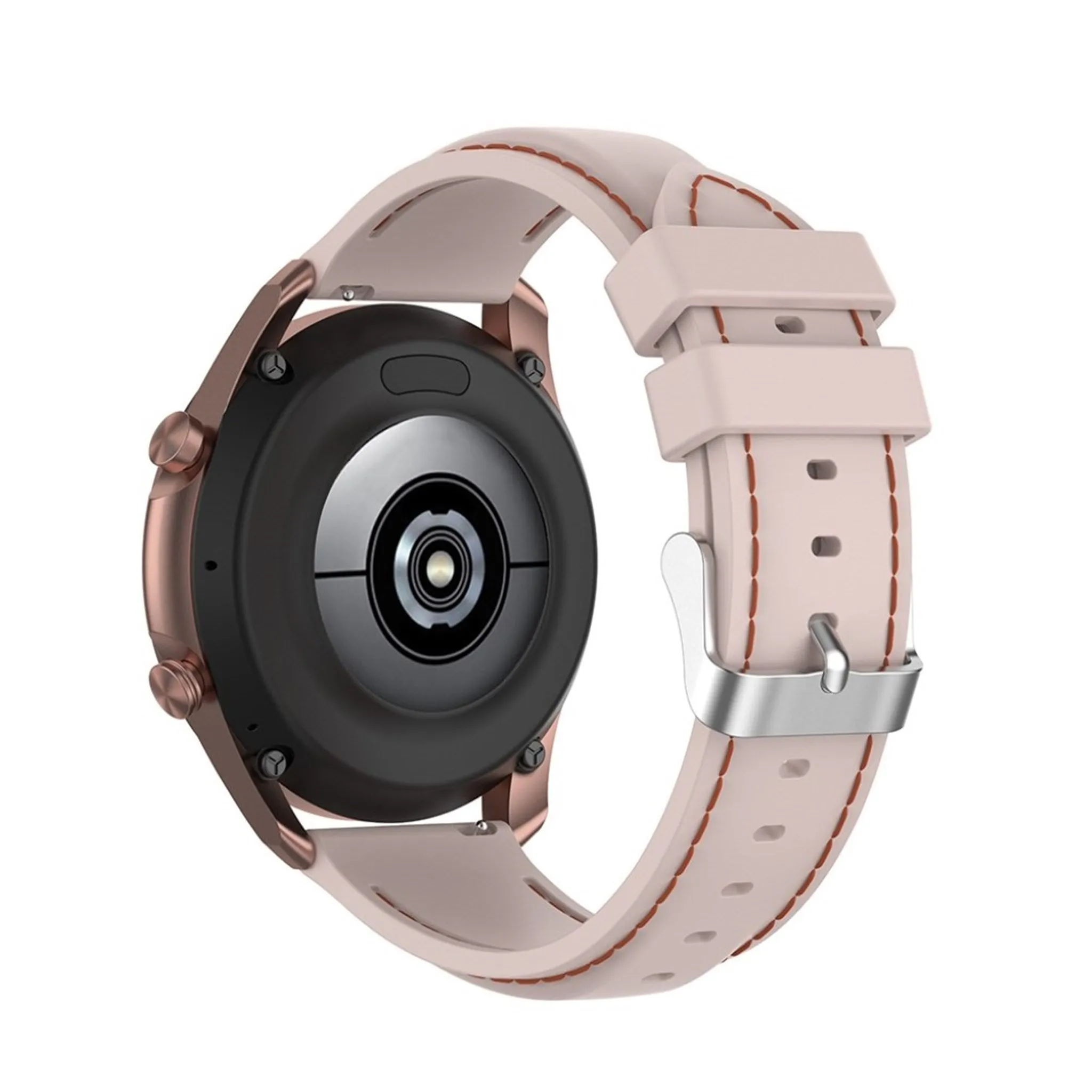 20mm Universal unique silicone watch band - Light Pink