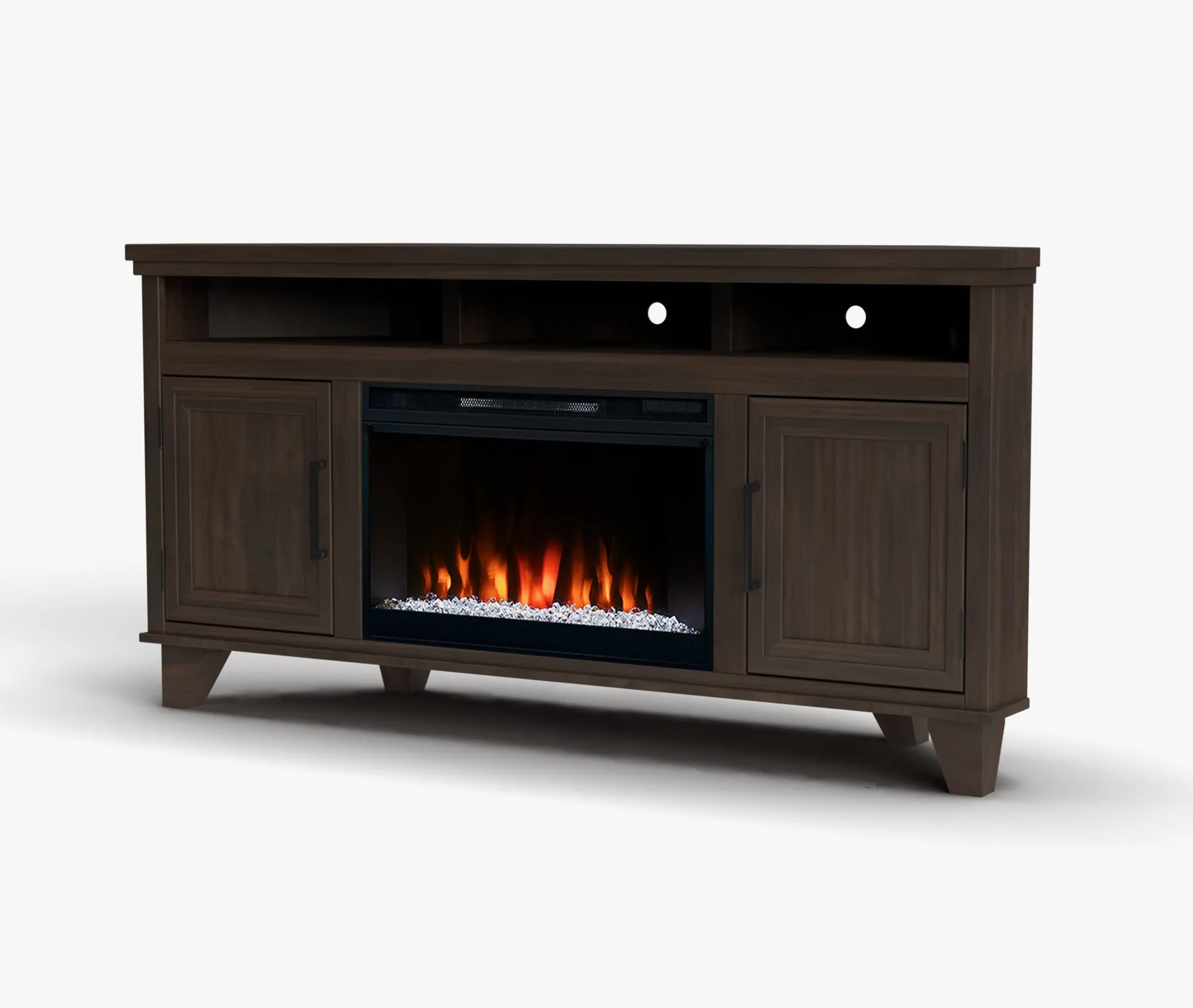 64" Sonoma Fireplace Corner TV Stand