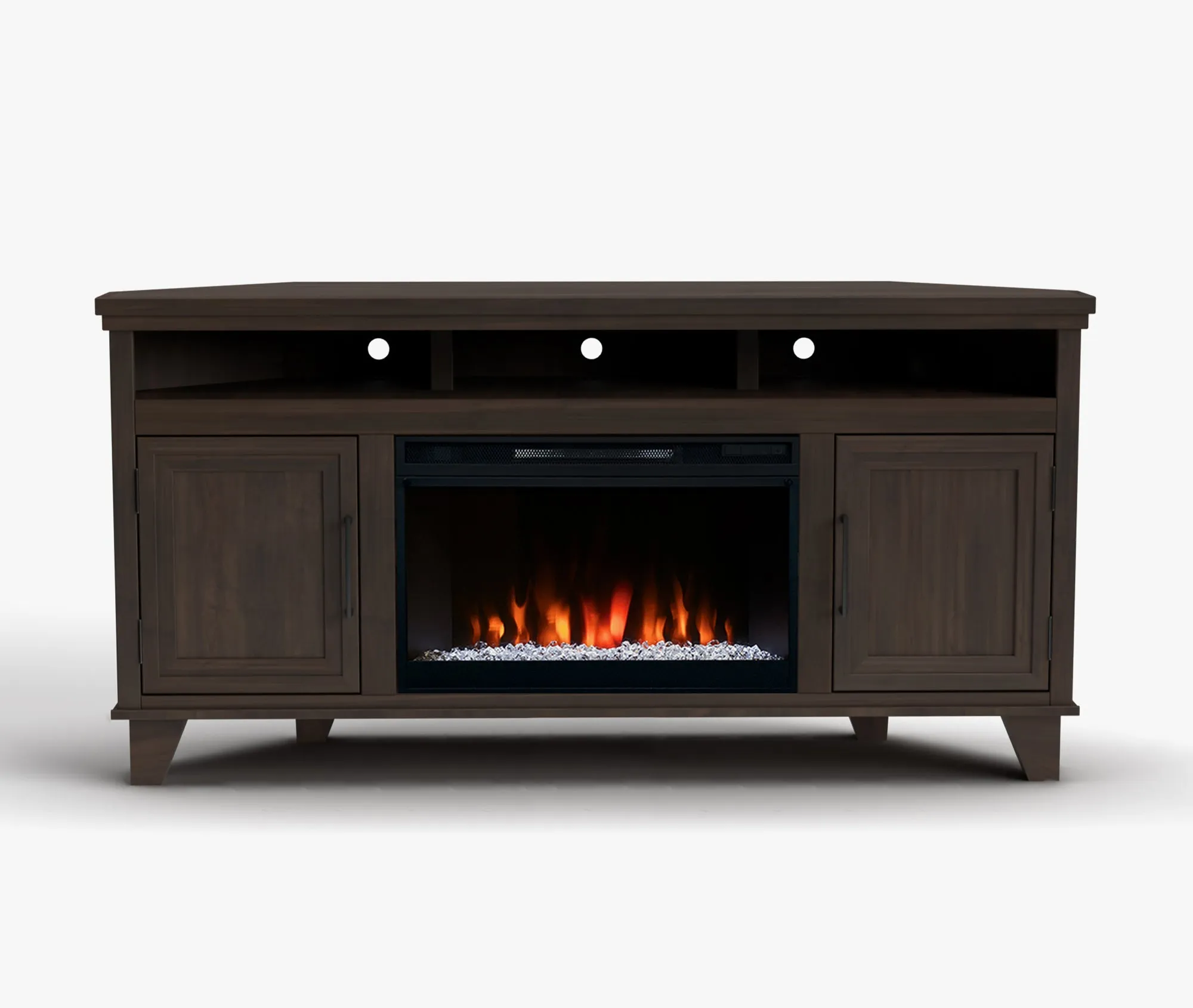 64" Sonoma Fireplace Corner TV Stand