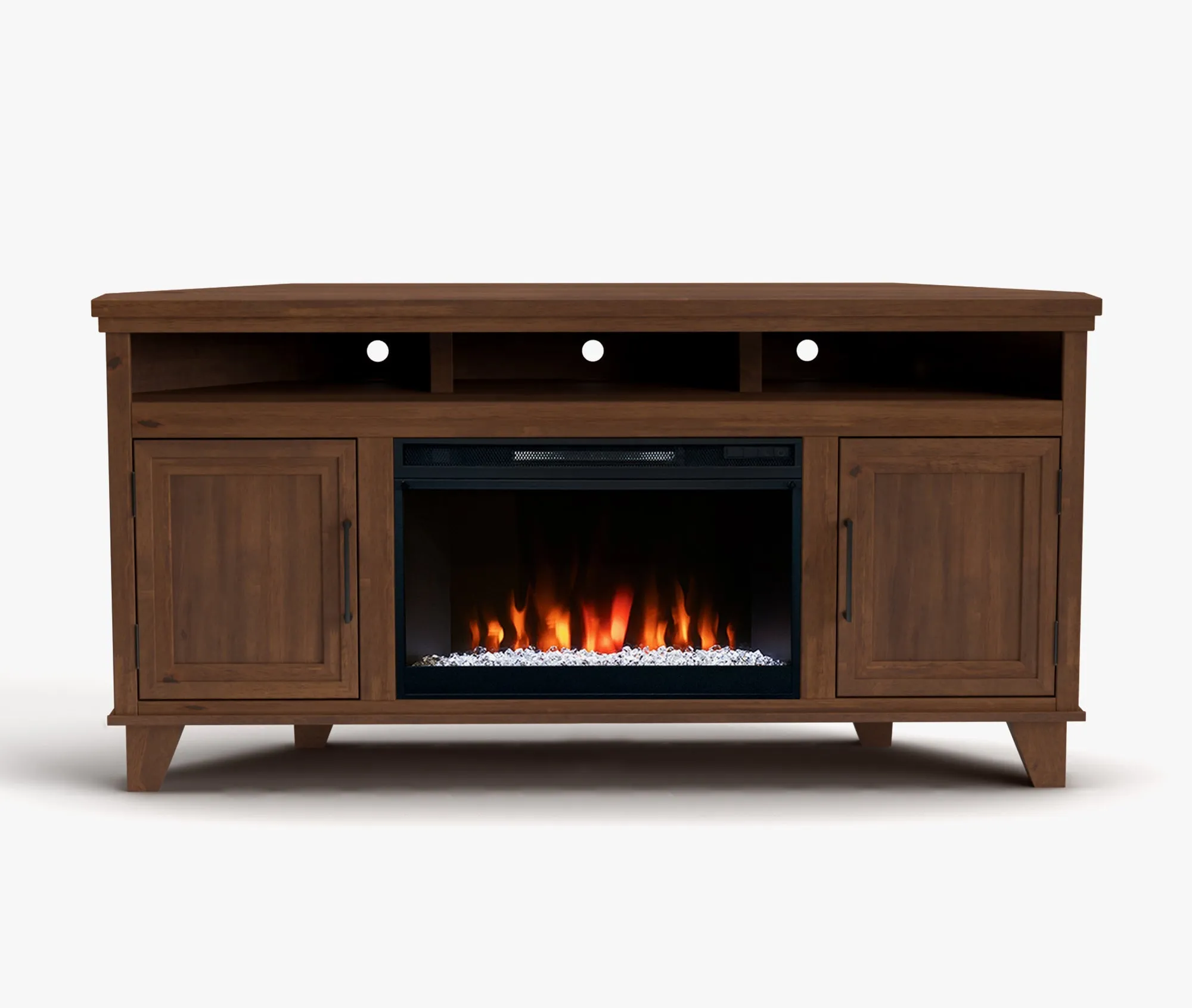 64" Sonoma Fireplace Corner TV Stand