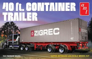 AMT 1/24 40' Semi Container Trailer (AMT1196)