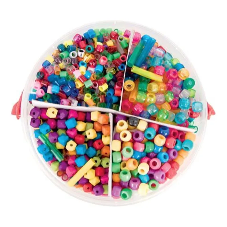 Basics Plastic Beads 655g