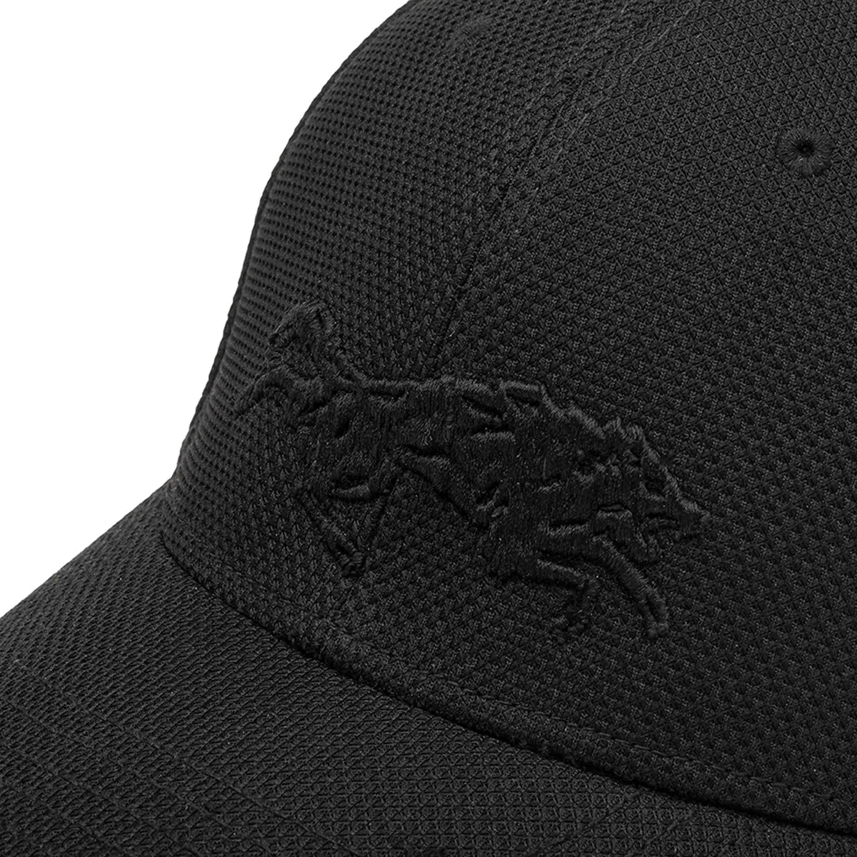 BLACK WOLF SPORT HAT - BLACK