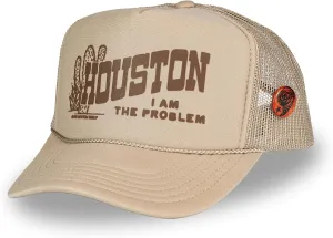 Bottom Shelf Houston I Am The Problem Foam Trucker Hat Unisex with Hat Pin