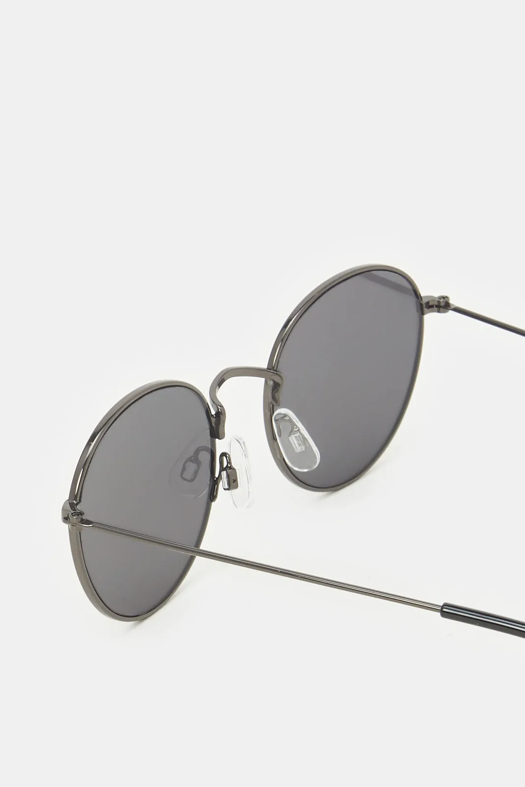Boys Black Wayfarer Sunglasses With Printed Case (2 Piece)