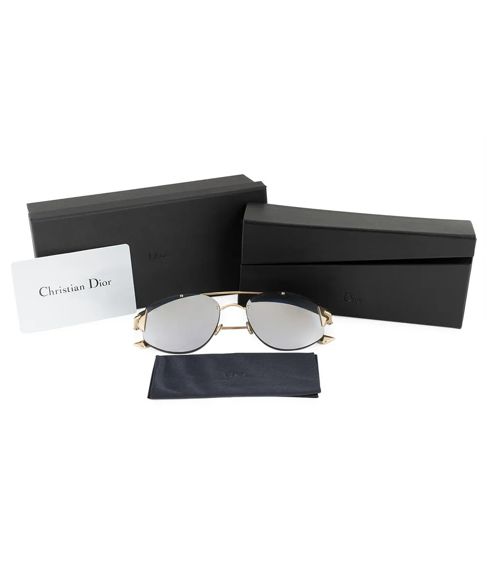 Christian Dior Stronger 000 DC 58 Aviator Sunglasses