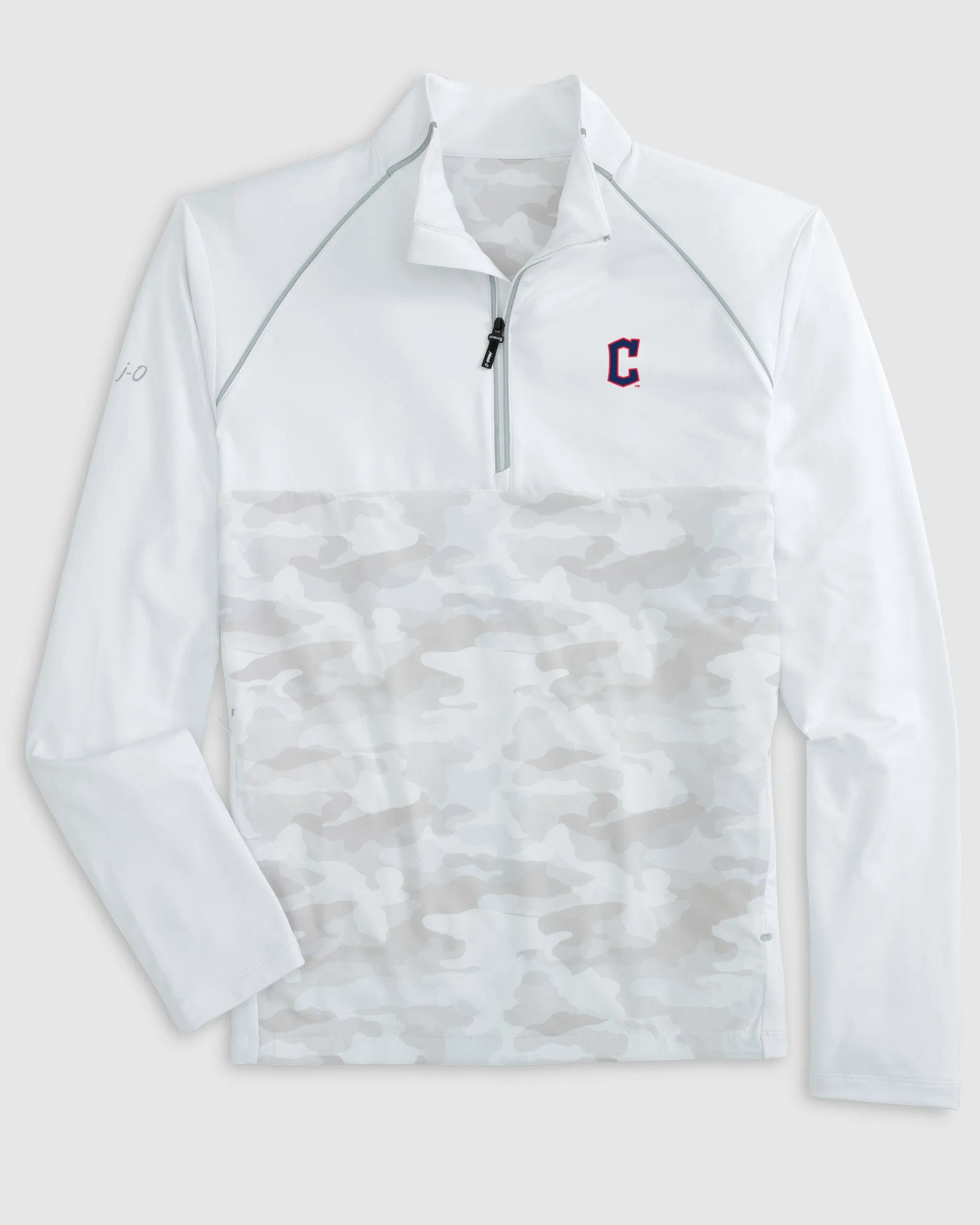 Cleveland Guardians Keiser Camo Mixed Media 1/4 Zip