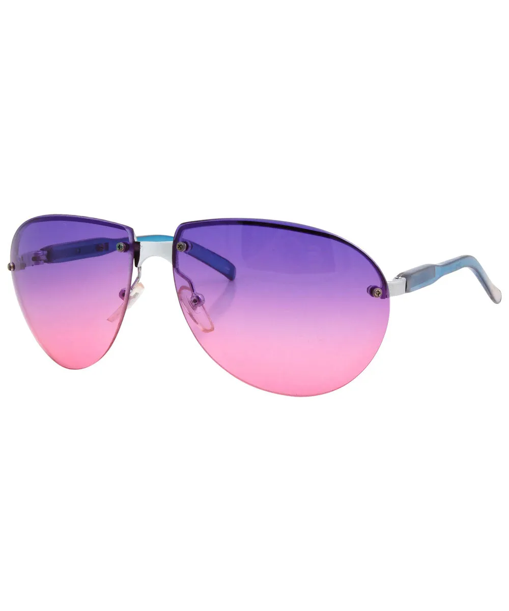COAST Purple Aviator Sunglasses
