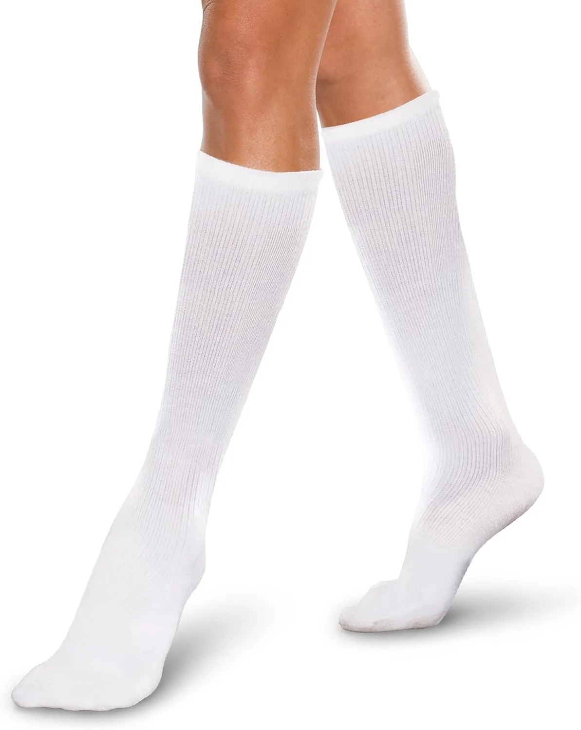 Core-Spun 10-15mmHg Medical Light Graduated Knee High Compression Socks