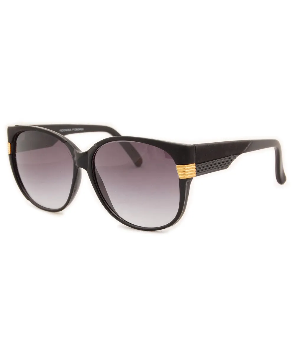DAISY Black/Smoke Cat-Eye Sunglasses