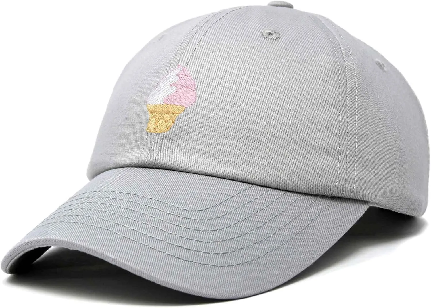 DALIX Soft Serve Ice Cream Hat Cotton Baseball Cap