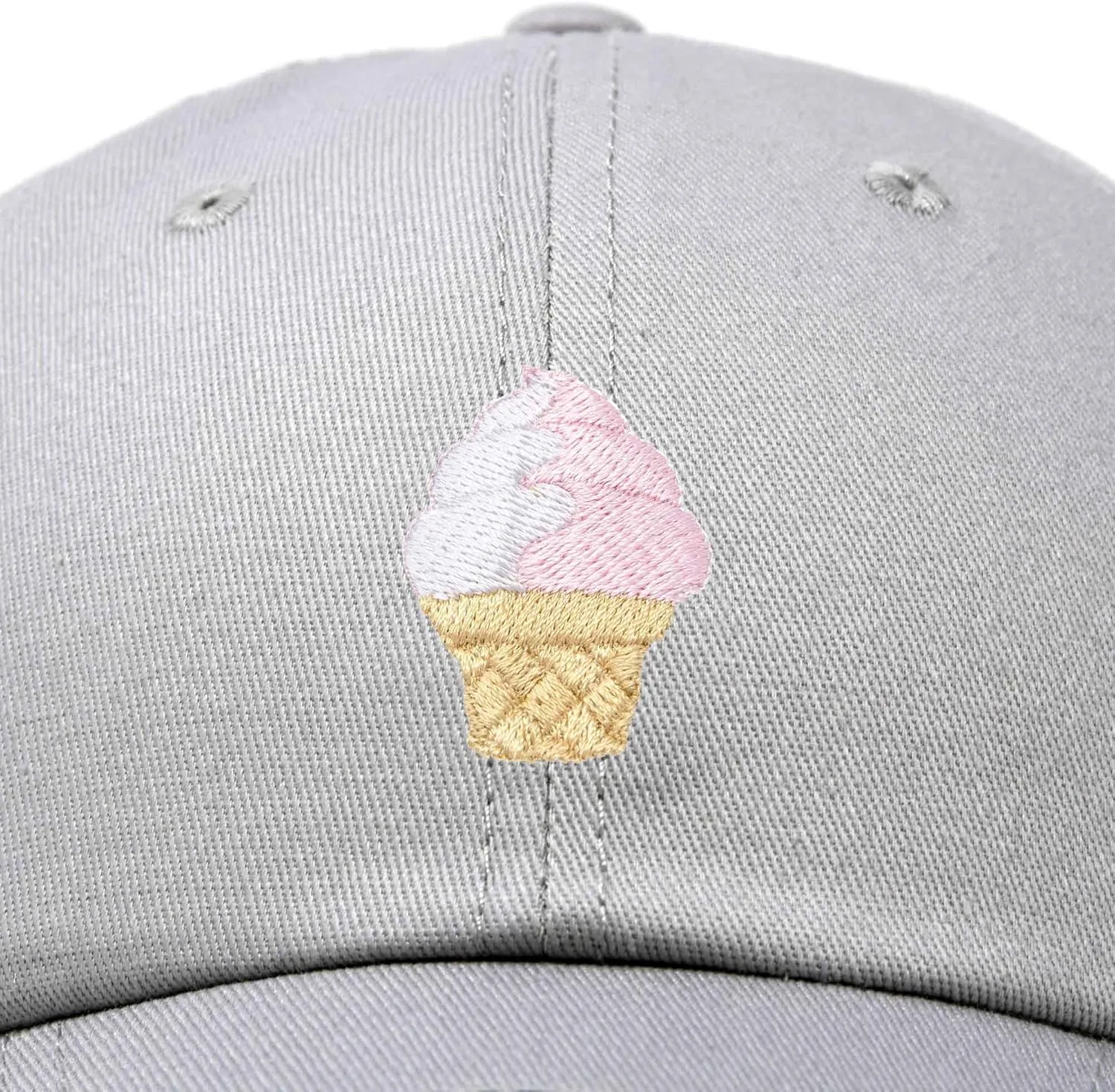 DALIX Soft Serve Ice Cream Hat Cotton Baseball Cap