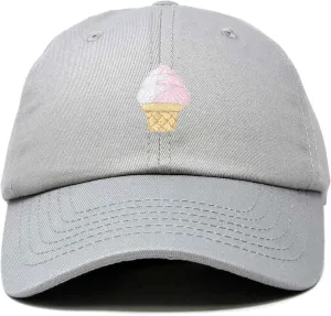 DALIX Soft Serve Ice Cream Hat Cotton Baseball Cap