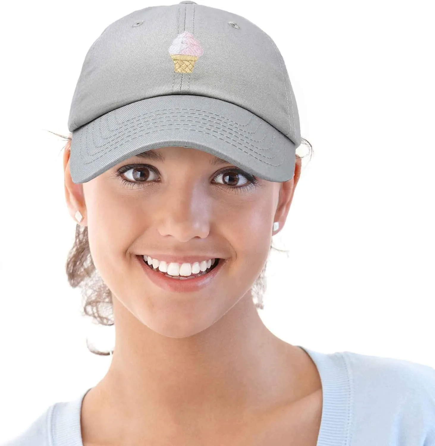 DALIX Soft Serve Ice Cream Hat Cotton Baseball Cap
