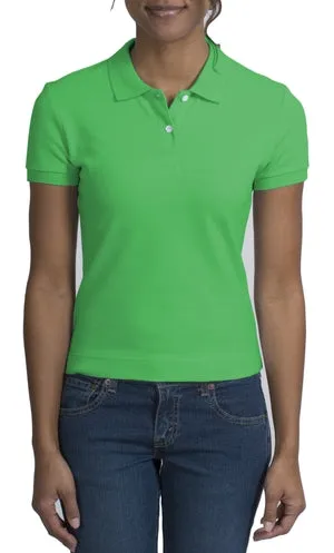 District Threads - Ladies Stretch Pique Sport Shirt.  DT301