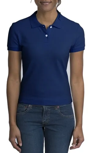 District Threads - Ladies Stretch Pique Sport Shirt.  DT301