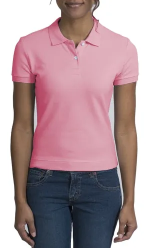 District Threads - Ladies Stretch Pique Sport Shirt.  DT301