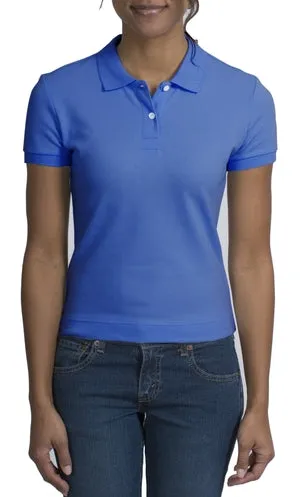 District Threads - Ladies Stretch Pique Sport Shirt.  DT301