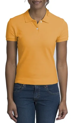 District Threads - Ladies Stretch Pique Sport Shirt.  DT301