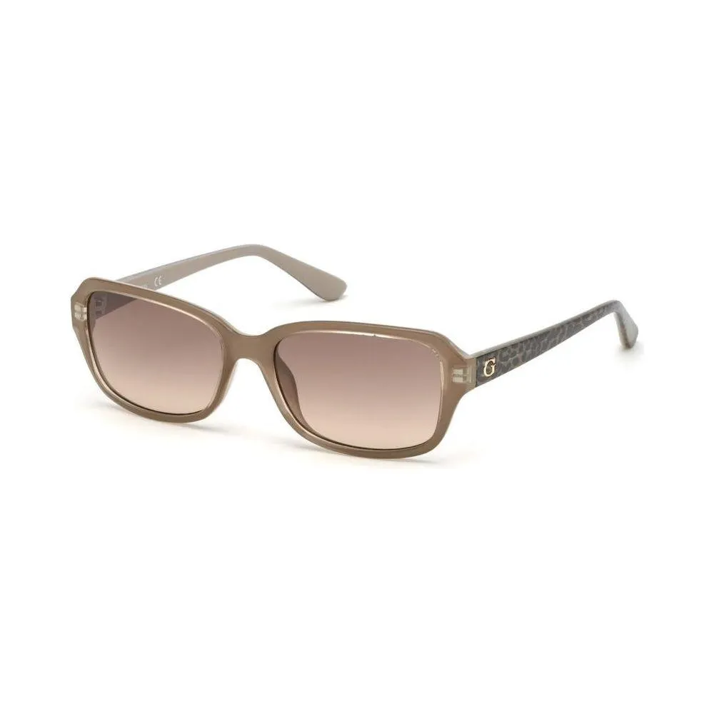 Guess Beige Injected Sunglasses