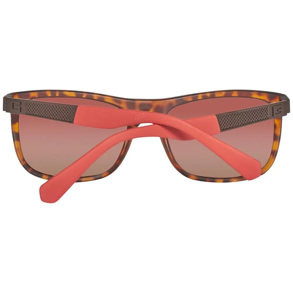 Guess Brown Metal And Plastic Sunglasses