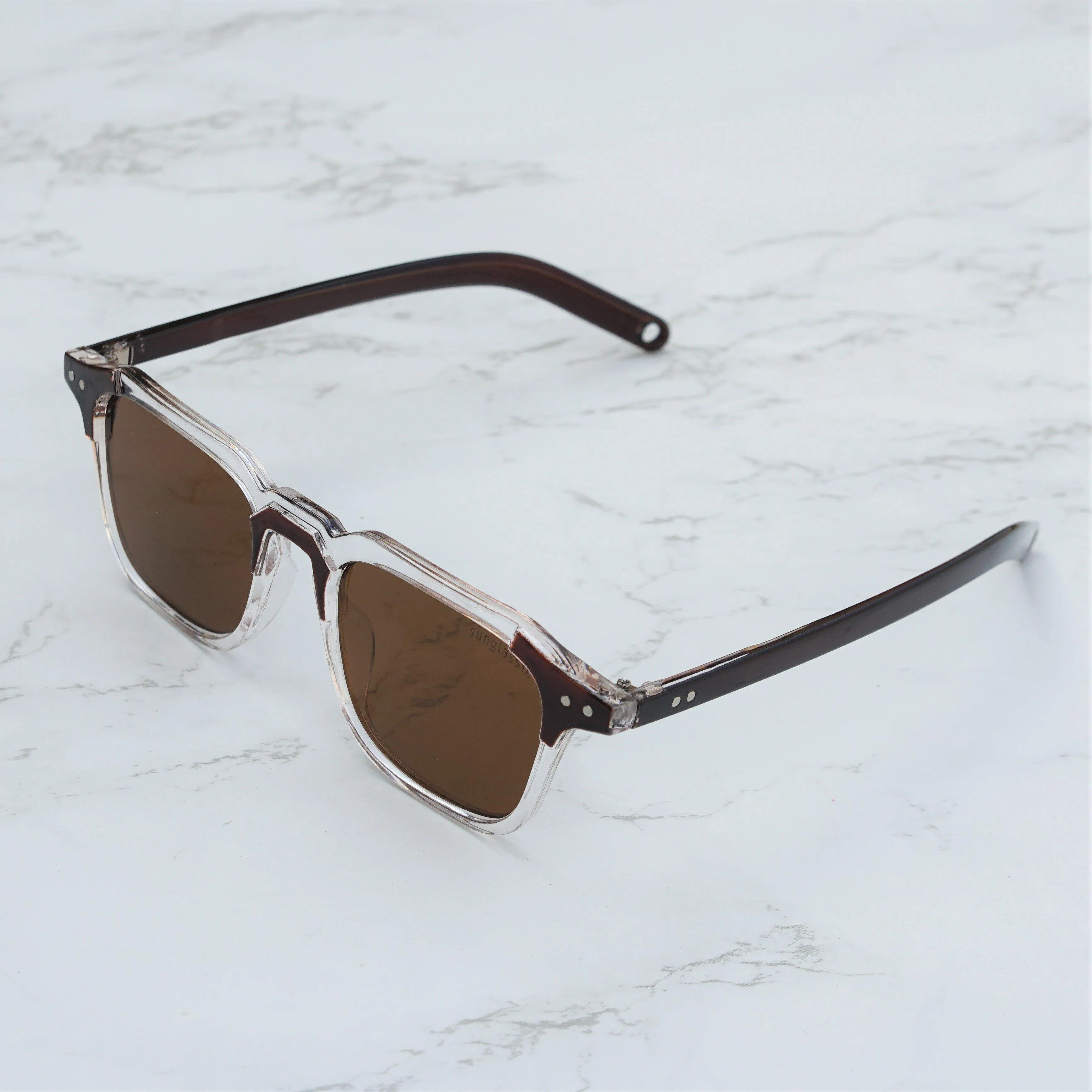 Kingsman Full Brown Square Sunglasses