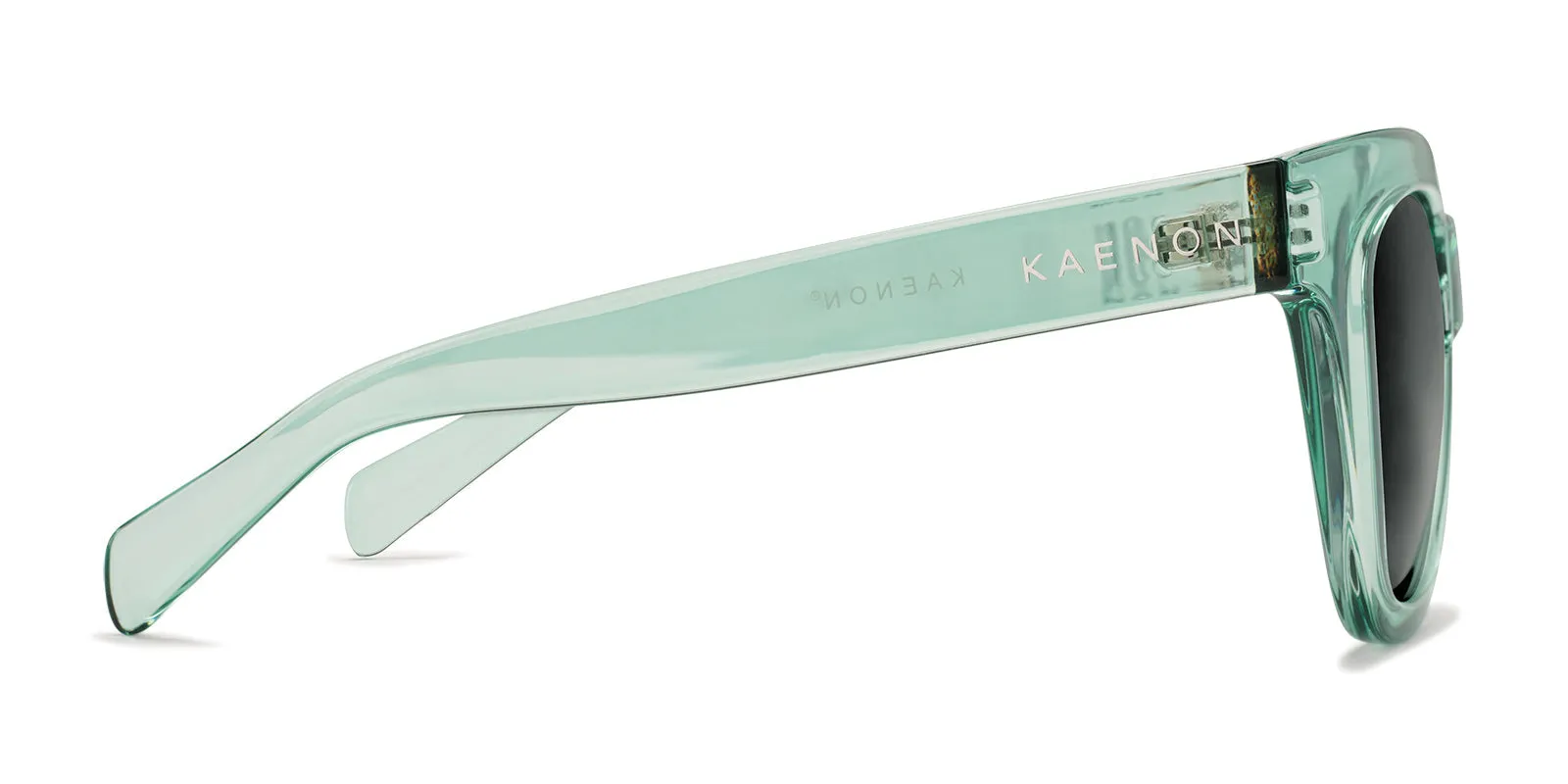 Lido Polarized Sunglasses - Sea Glass Green / Grey 12