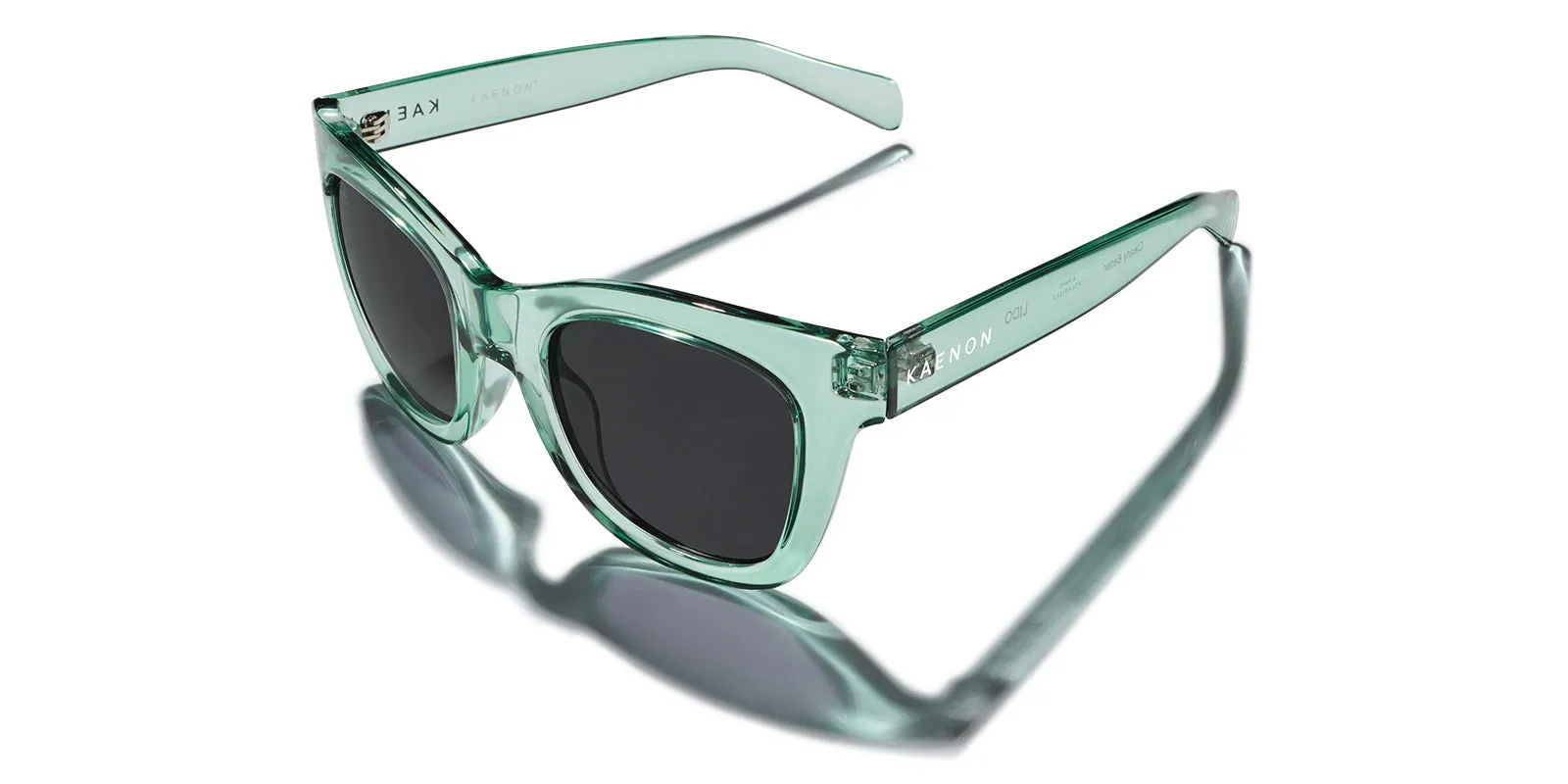 Lido Polarized Sunglasses - Sea Glass Green / Grey 12