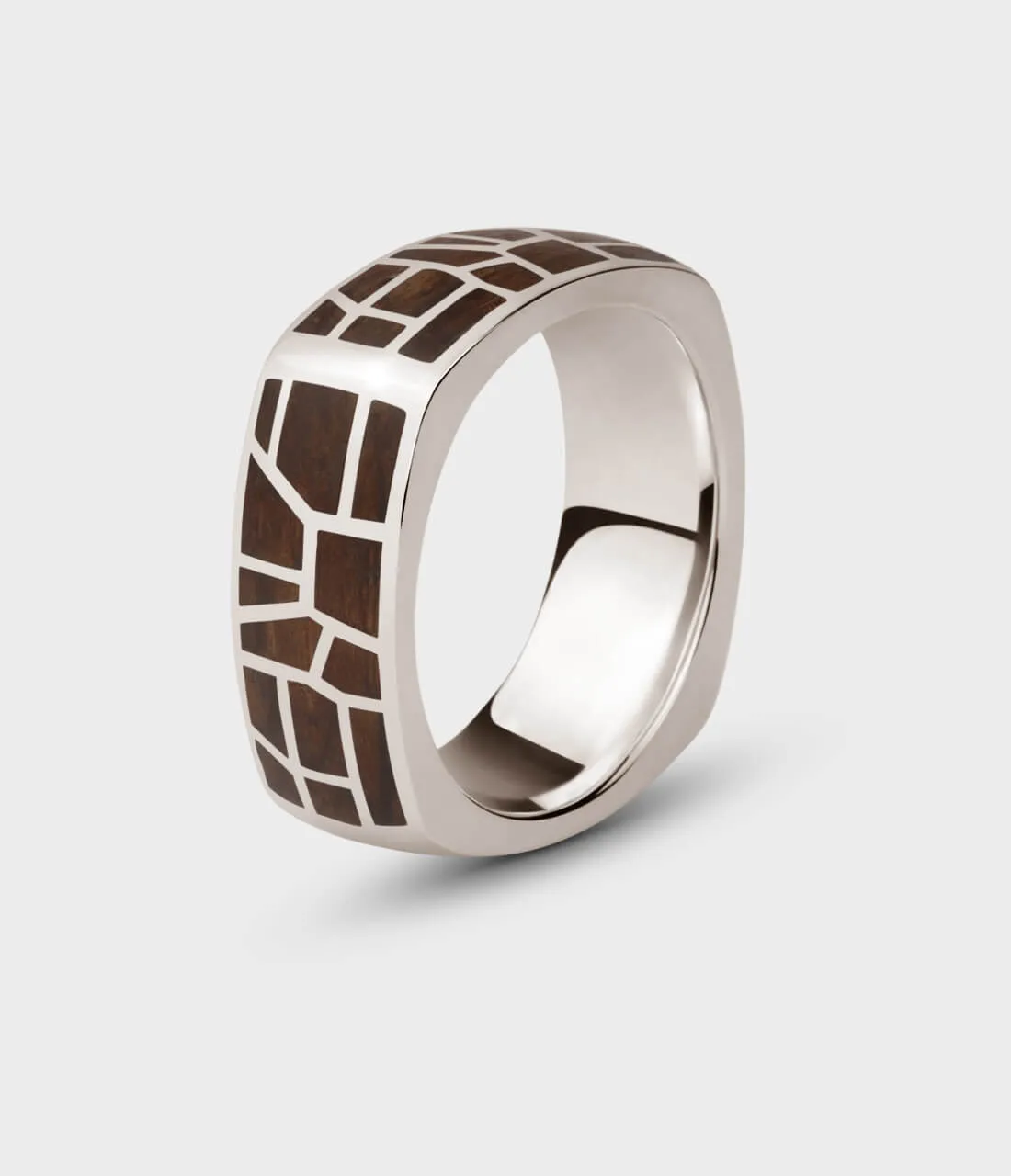 London Oak Mosaic Ring