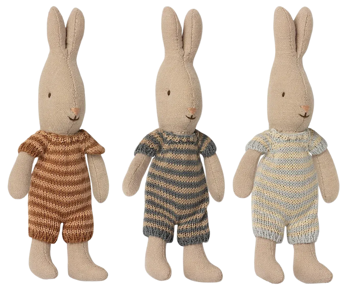 Maileg Micro Rabbit - 3 Assorted Styles