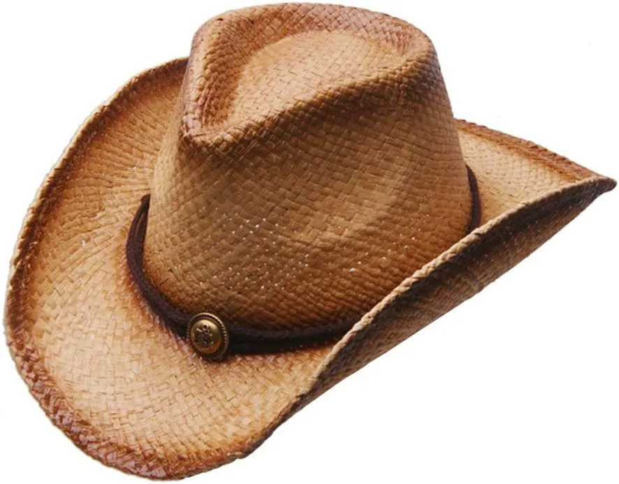 Men's & Women's Western Style Cowboy/Cowgirl Straw Hat