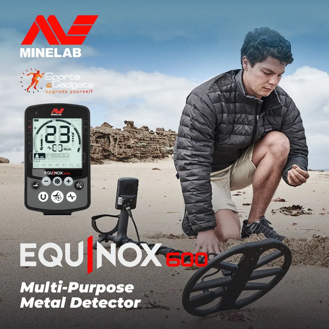 Minelab EQUINOX 600 Multi-Purpose Metal Detector (3720-0001)