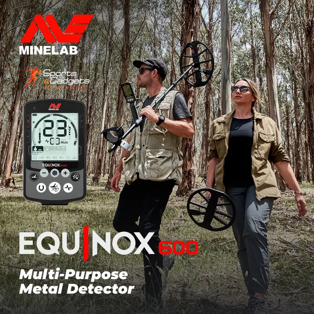 Minelab EQUINOX 600 Multi-Purpose Metal Detector (3720-0001)