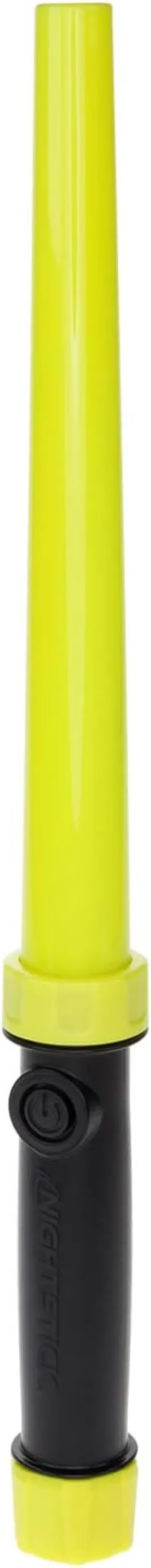Nightstick NSP-1634 Traffic Wand-Yellow Lens/Black Handle-3 AAA Batteries, Multicolor