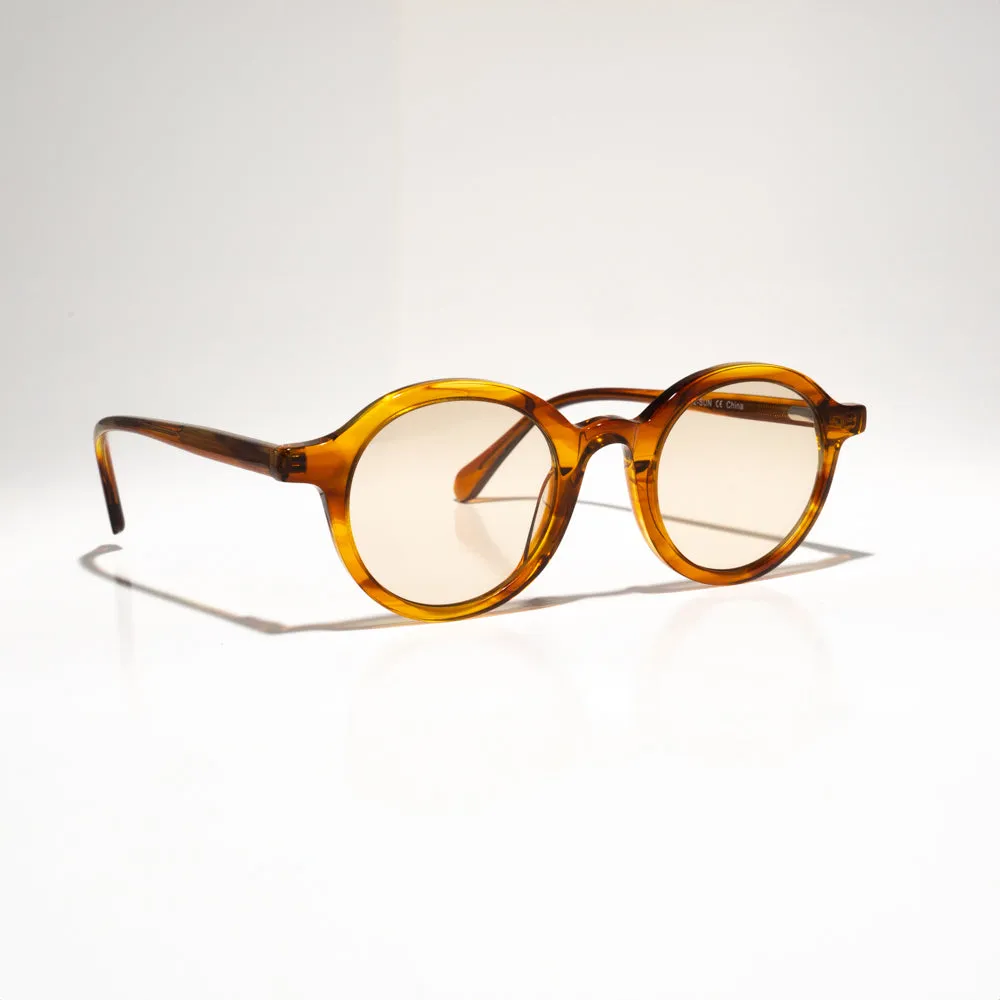 OSCAR | Transparent Brown | Light Brown Lens | Optical Frame