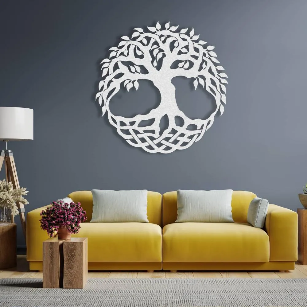 Painted Metal Life Tree