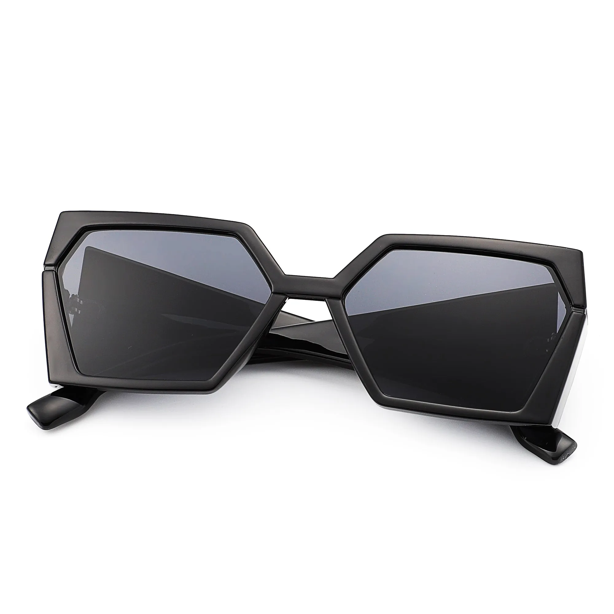 Pulse - Geometric Chunky Fashion Square Sunglass