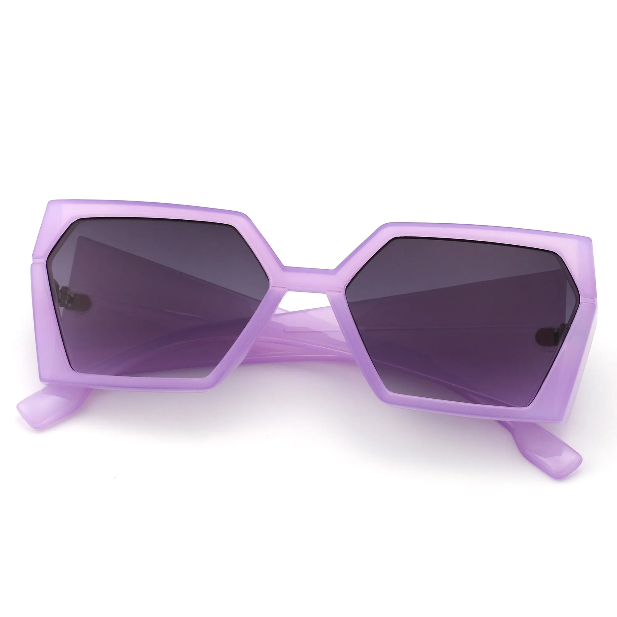 Pulse - Geometric Chunky Fashion Square Sunglass