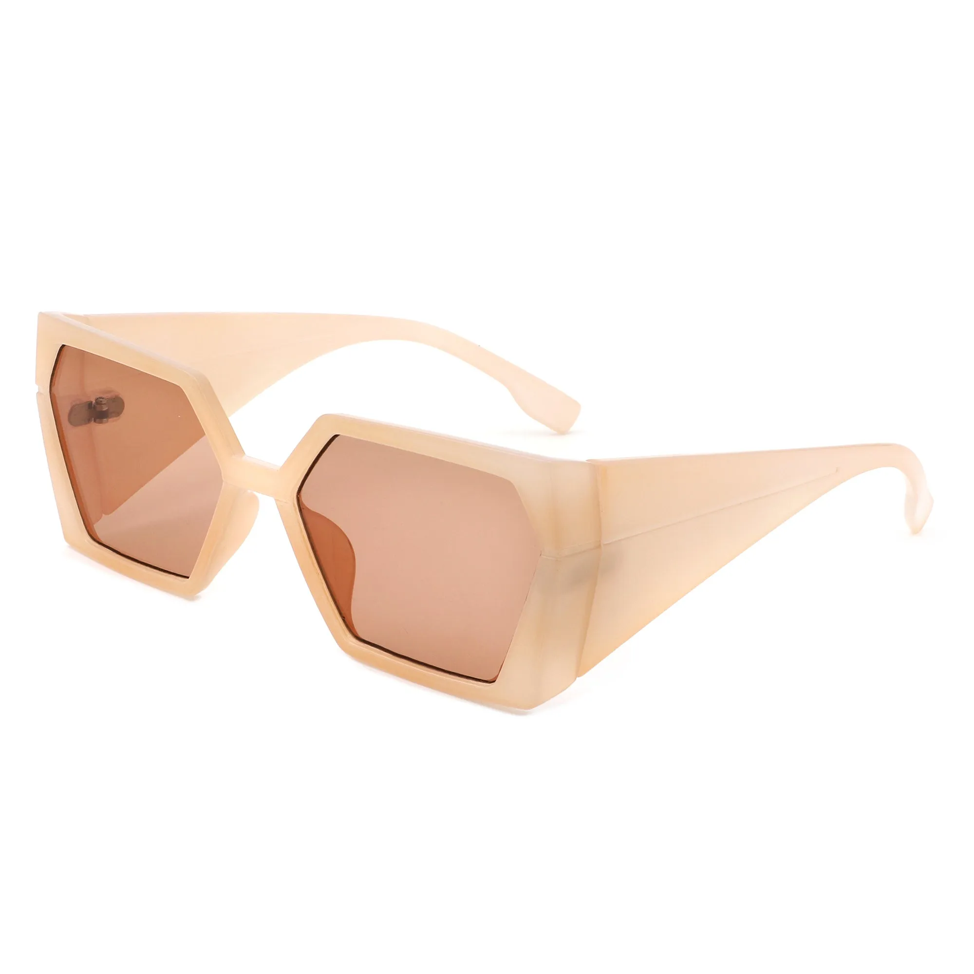 Pulse - Geometric Chunky Fashion Square Sunglass