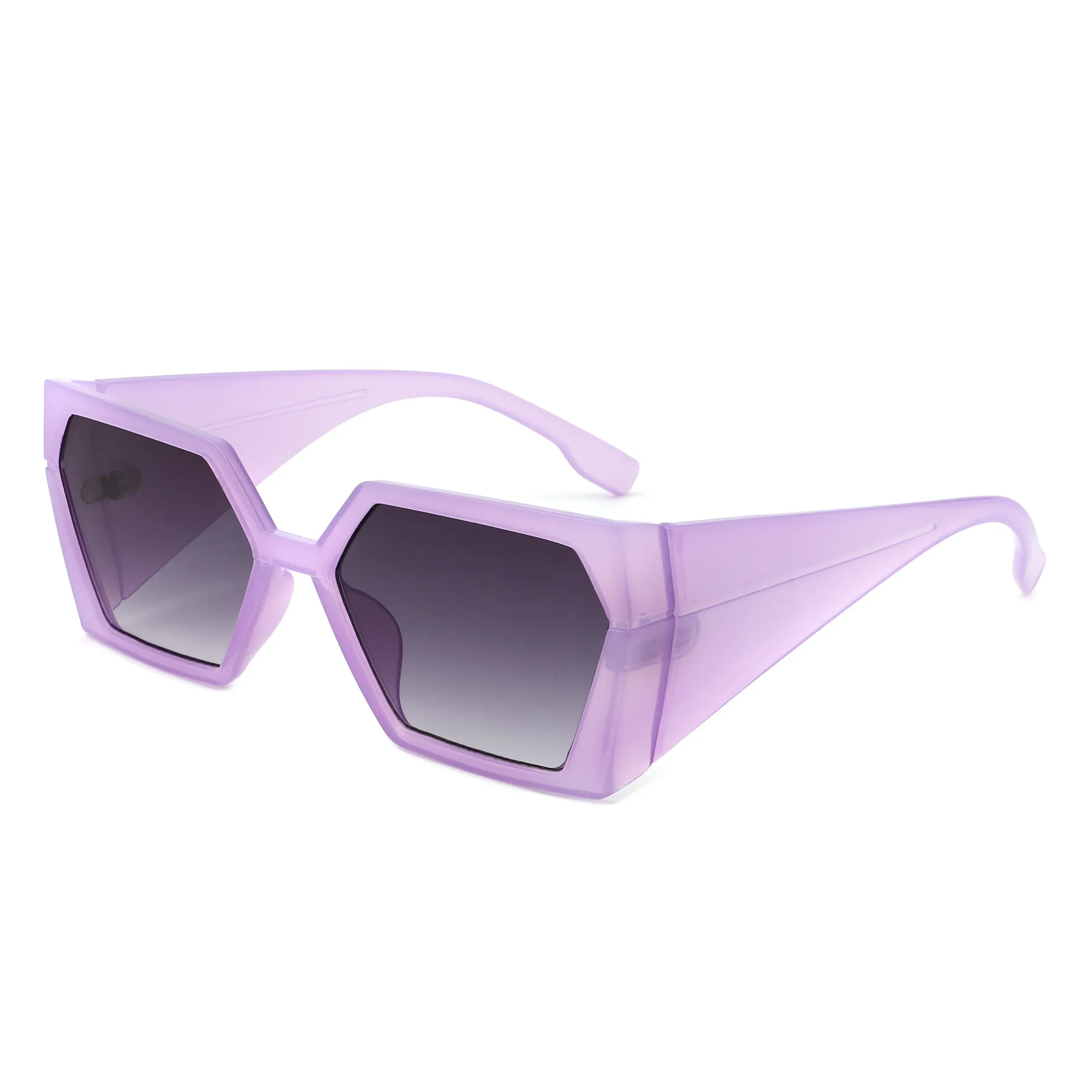 Pulse - Geometric Chunky Fashion Square Sunglass