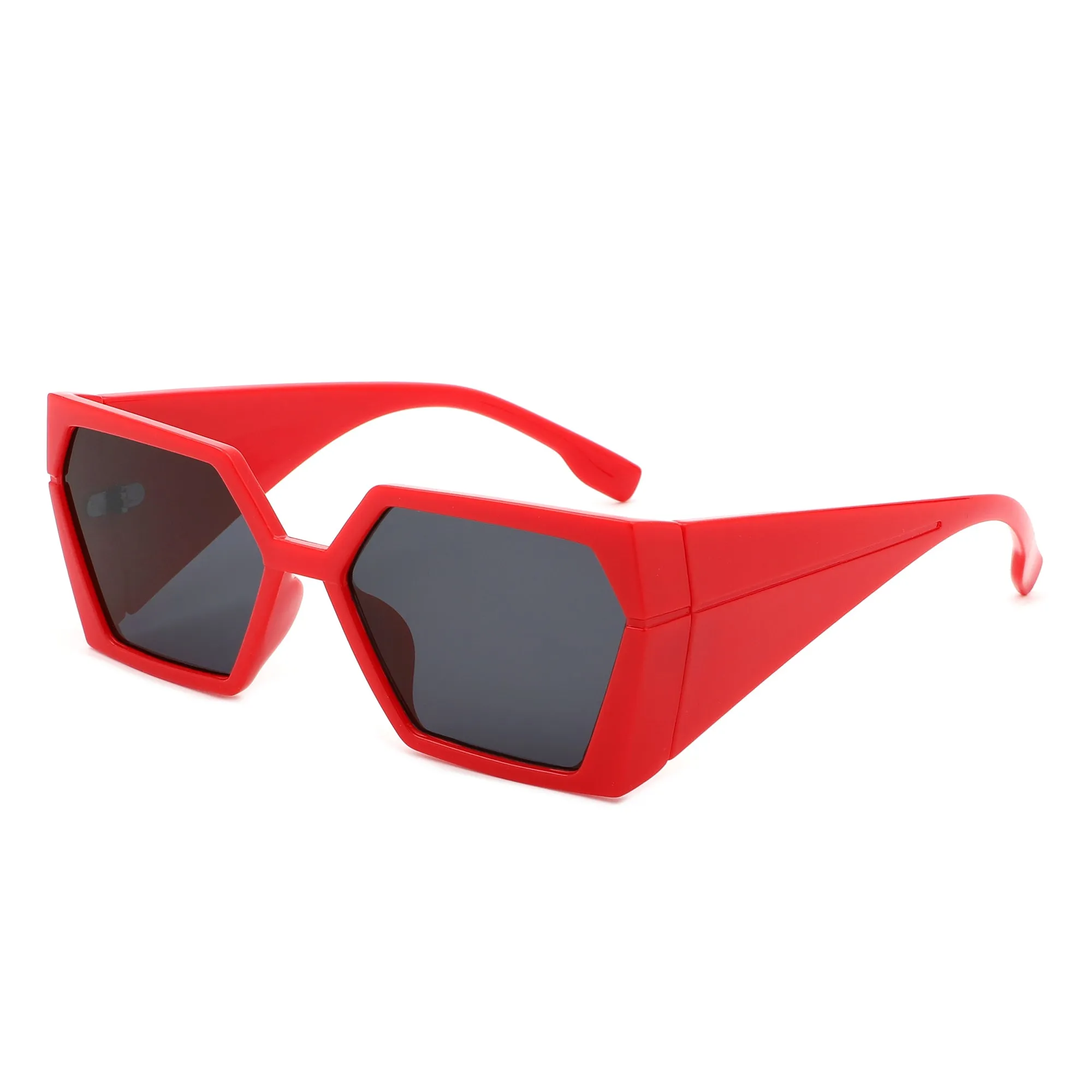 Pulse - Geometric Chunky Fashion Square Sunglass