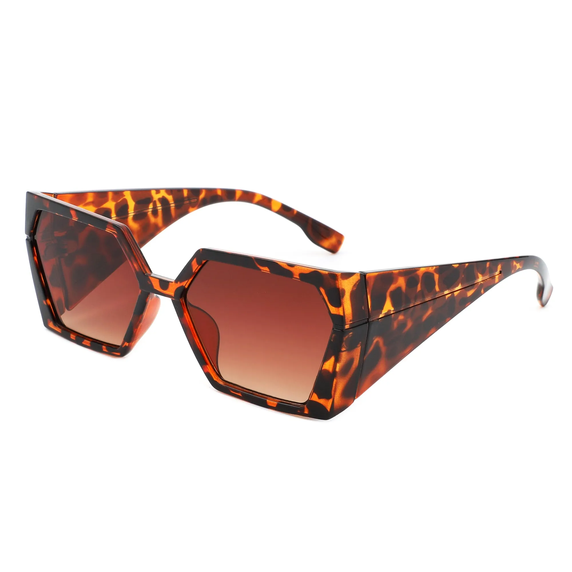 Pulse - Geometric Chunky Fashion Square Sunglass