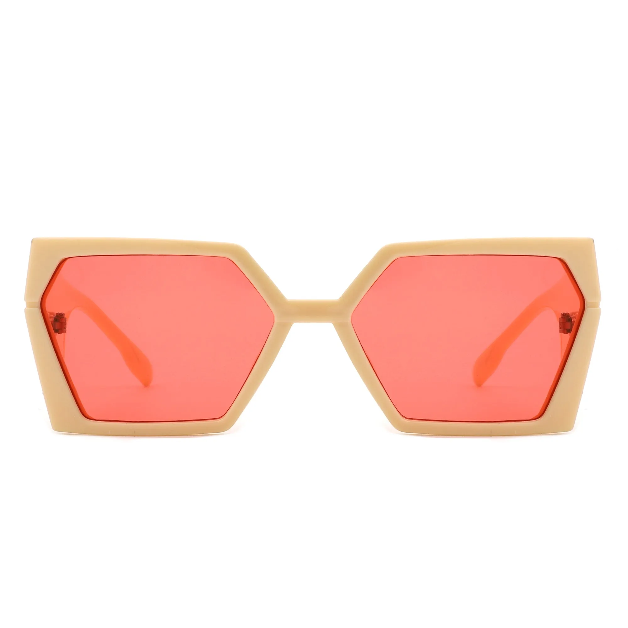 Pulse - Geometric Chunky Fashion Square Sunglass