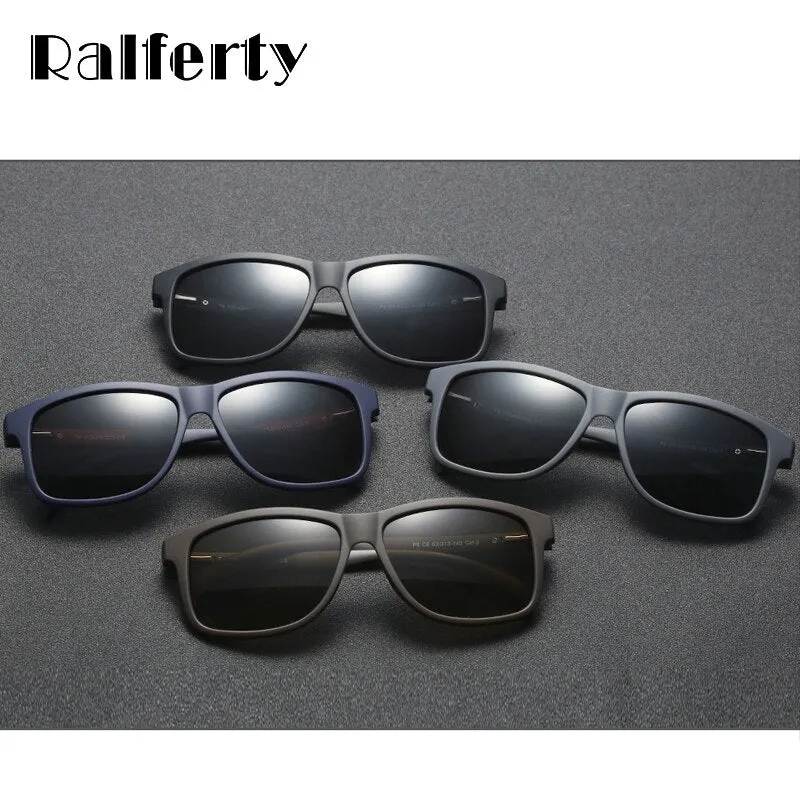 Ralferty Men's Polarized Rectangle Sunglasses FP8