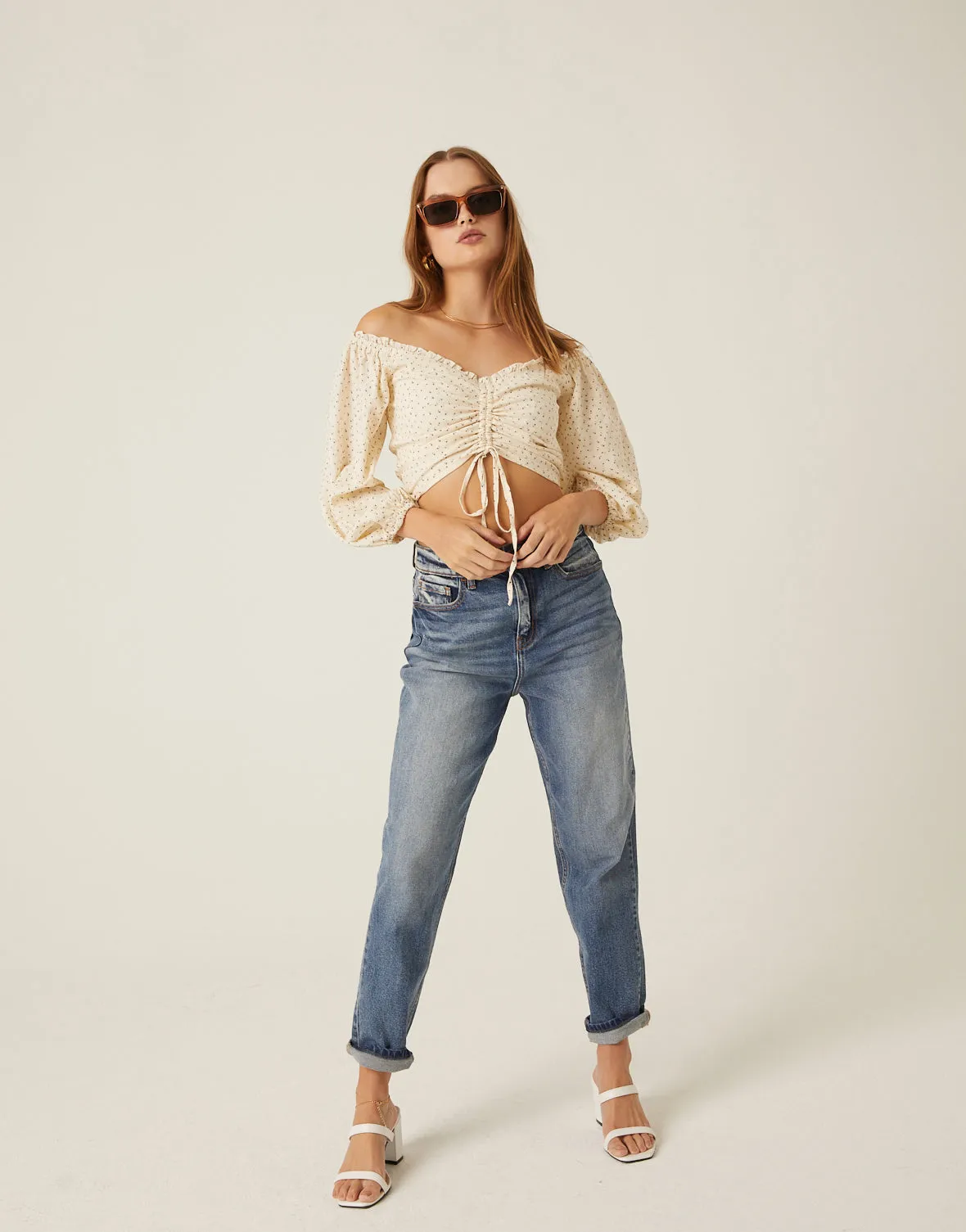 Rectangular Plastic Sunglasses