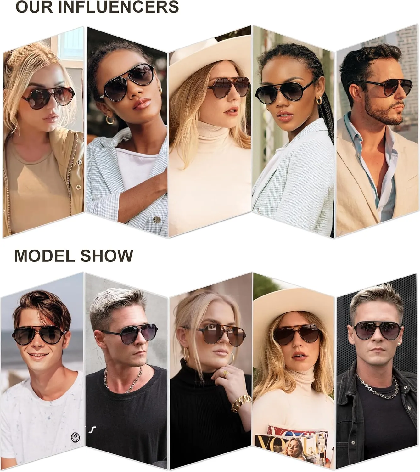 SOJOS Classic Polarized Aviator Sunglasses for Women Men, Retro Trendy Aviators Shades SJ2201