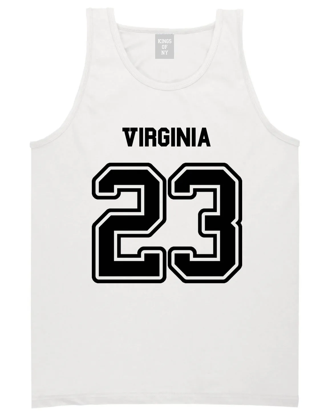 Sport Style Virginia 23 Team State Jersey Mens Tank Top