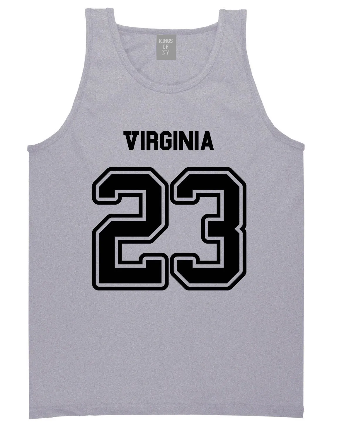 Sport Style Virginia 23 Team State Jersey Mens Tank Top