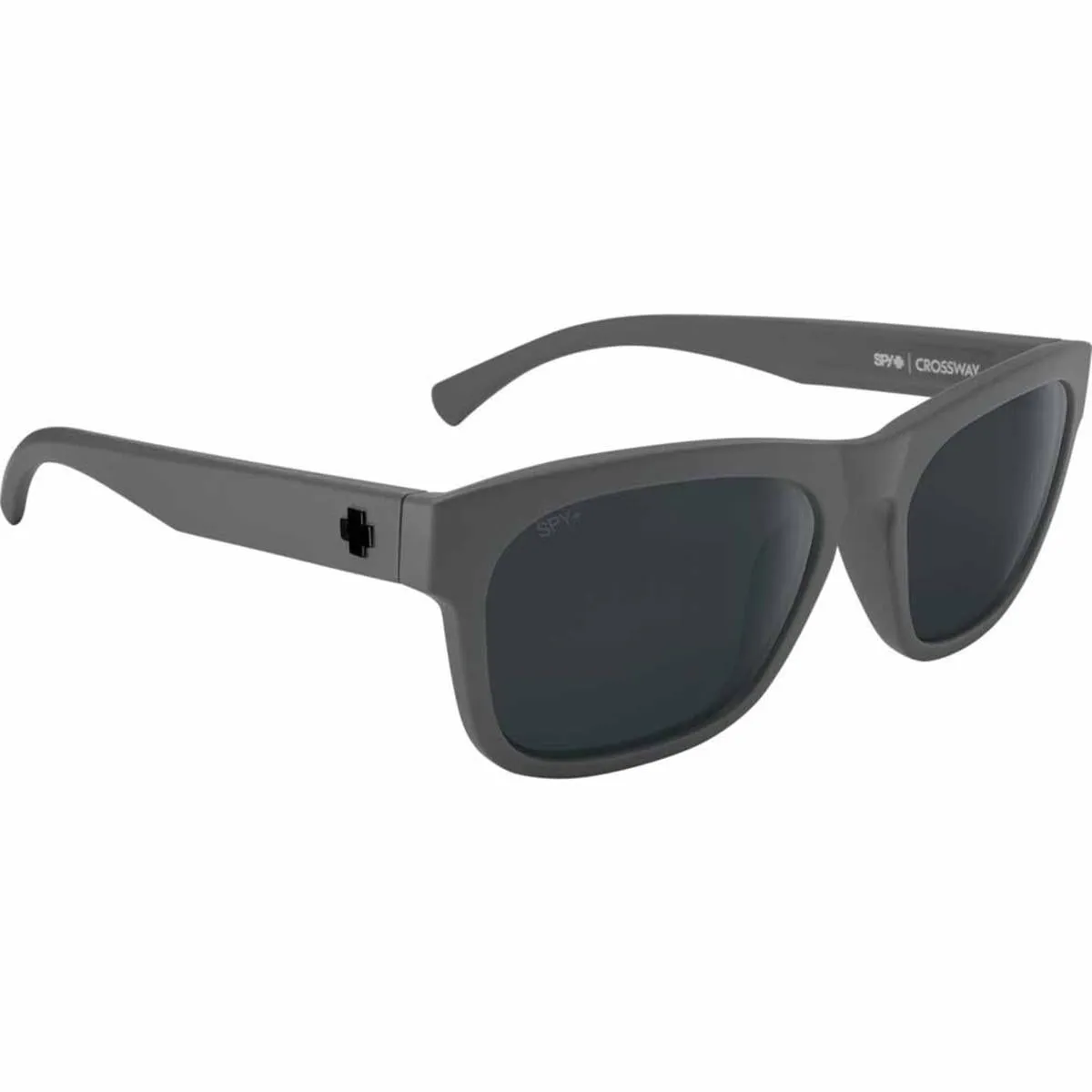 Spy Optic Crossway Matte Gray - Gray Polar with Black Spectra Mirror